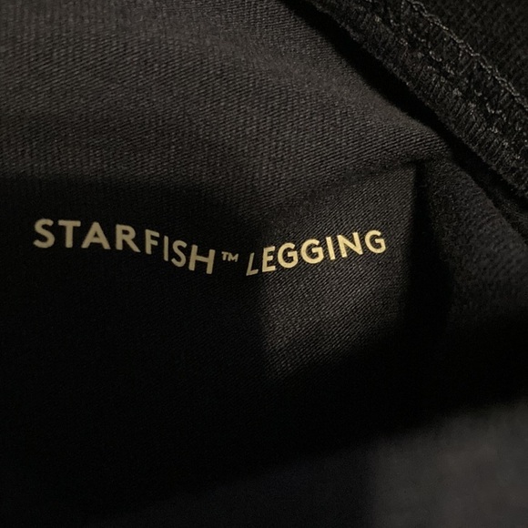 Lands’ End Mid-rise Starfish Leggings Navy XS/P (2-4) - Picture 11 of 16